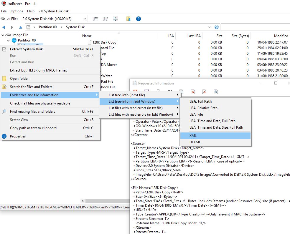 IsoBuster 4.1 Screenshot
