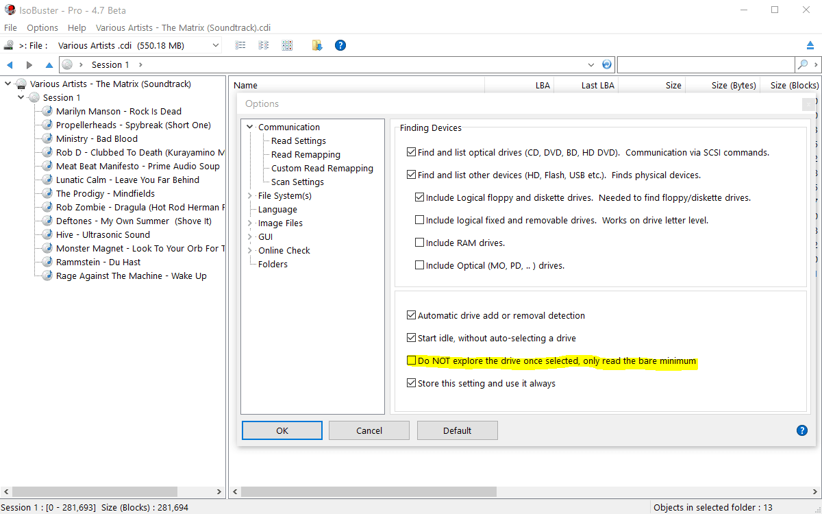 IsoBuster 4.7 Screenshot