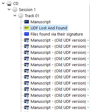 Vind verloren bestanden en folders